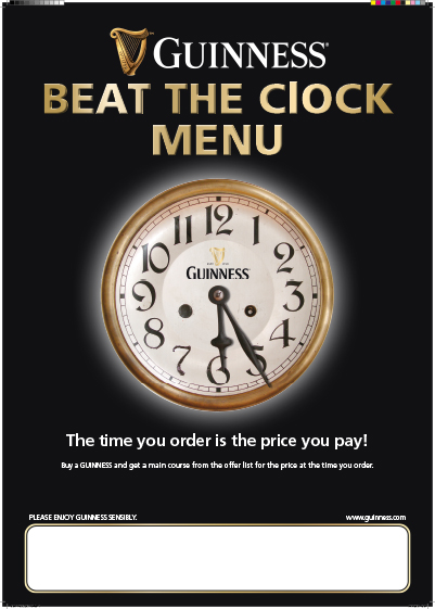 Beat the Clock Menu