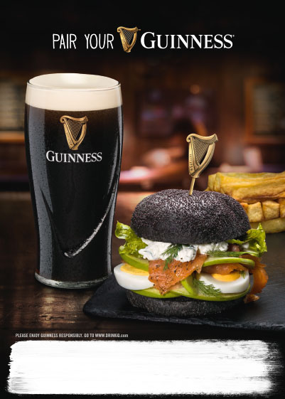 GUINNESS & BLACK BURGER